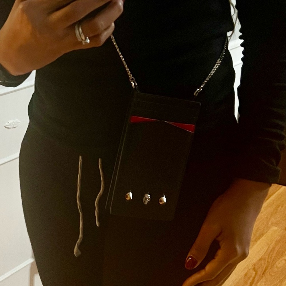 Alexander McQueen phone and card purse